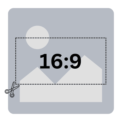Bild in 16:9 Seitenverhältnis ändern
