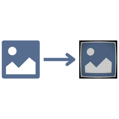 CRT Effect for Images