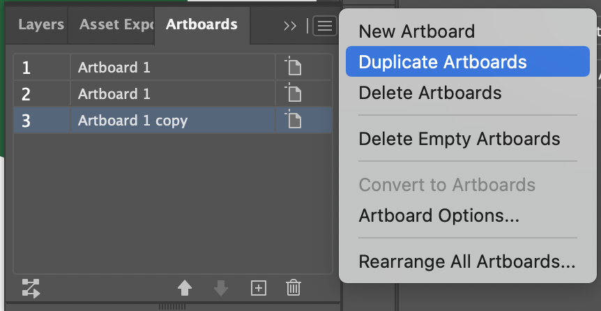 How to duplicate an artboard in Adobe Illustrator - imagy