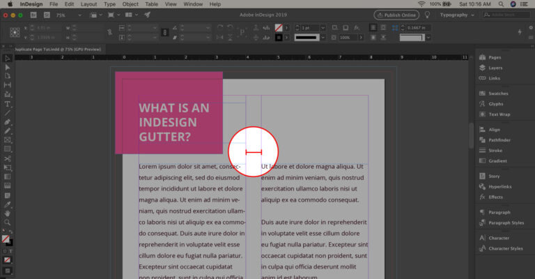 How To Adjust Text In Indesign