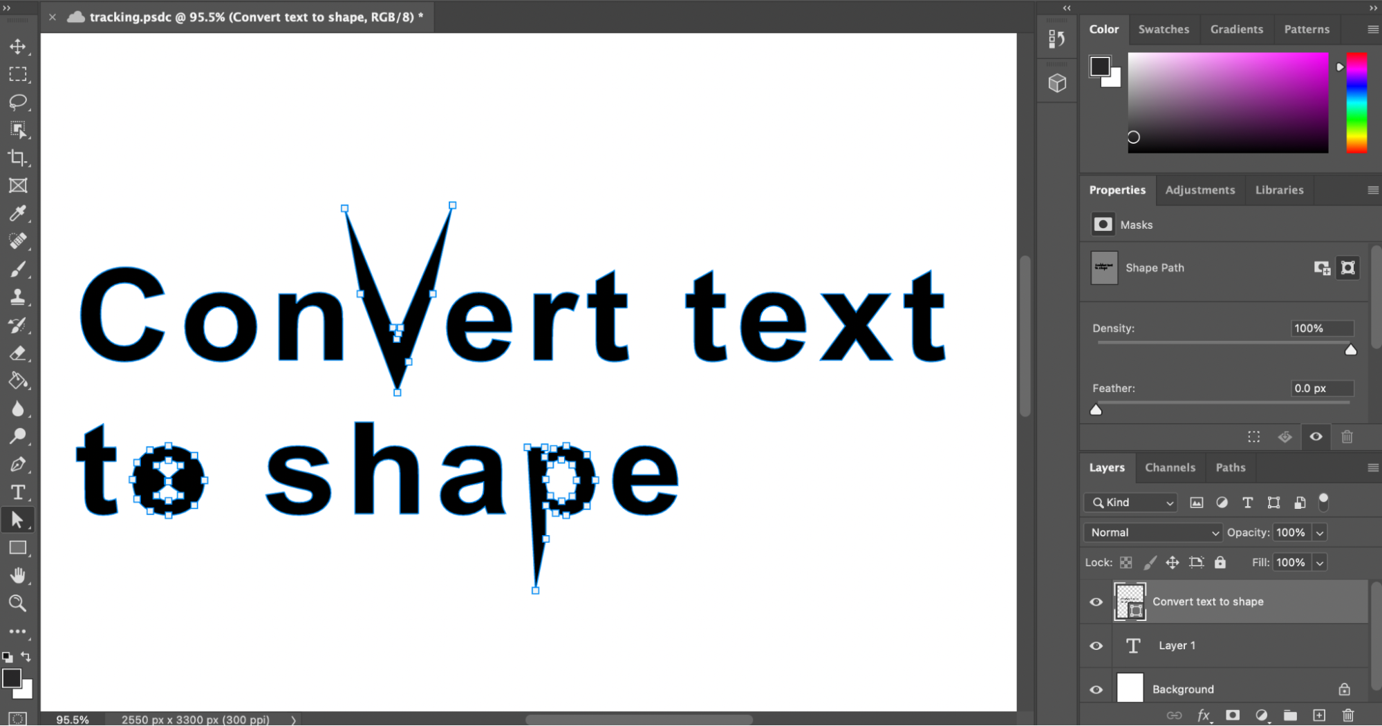 How To Turn Text Into Image Photoshop