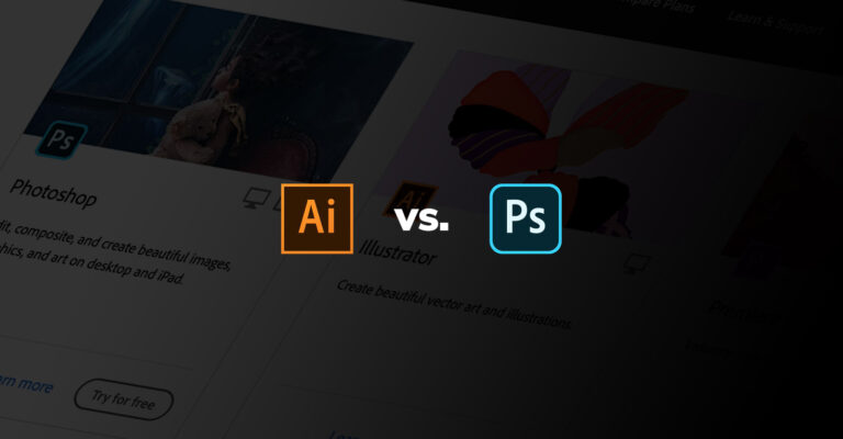 Whats the difference between Photoshop and Illustrator