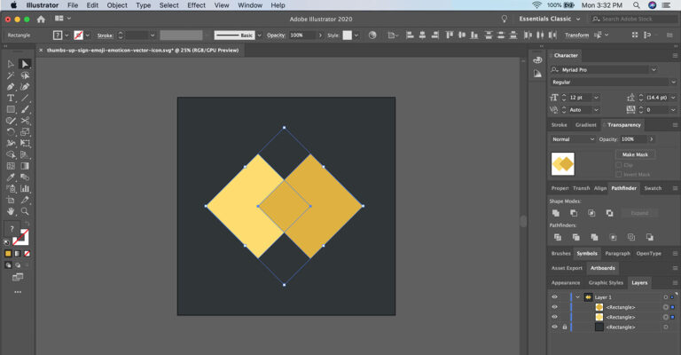 How To Join Two Shapes In Illustrator