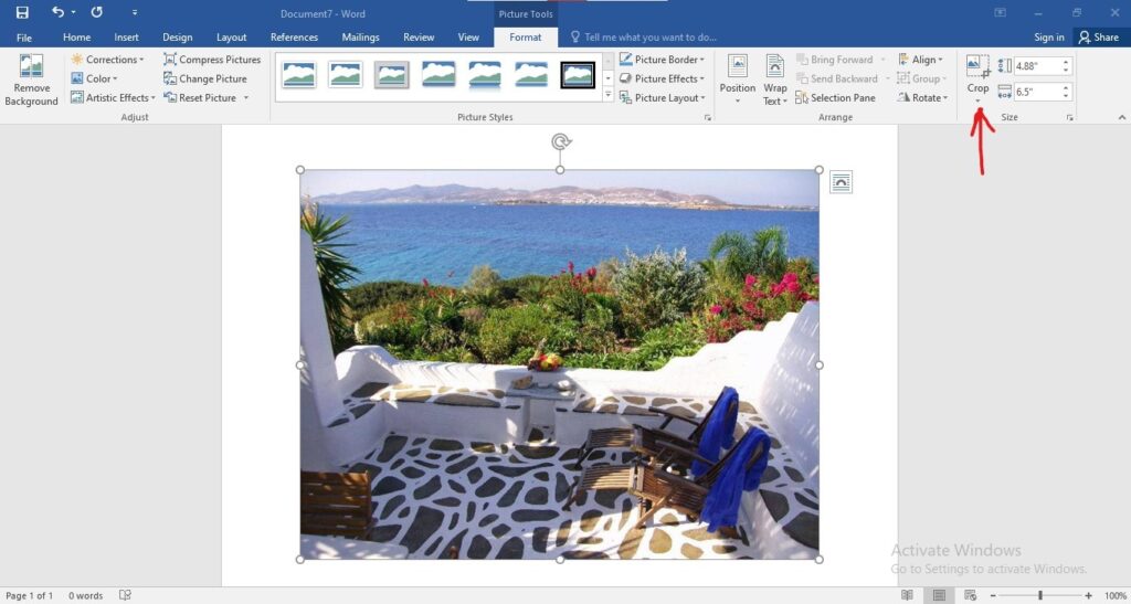 Step by Step Guide on How to Crop a Picture in Word