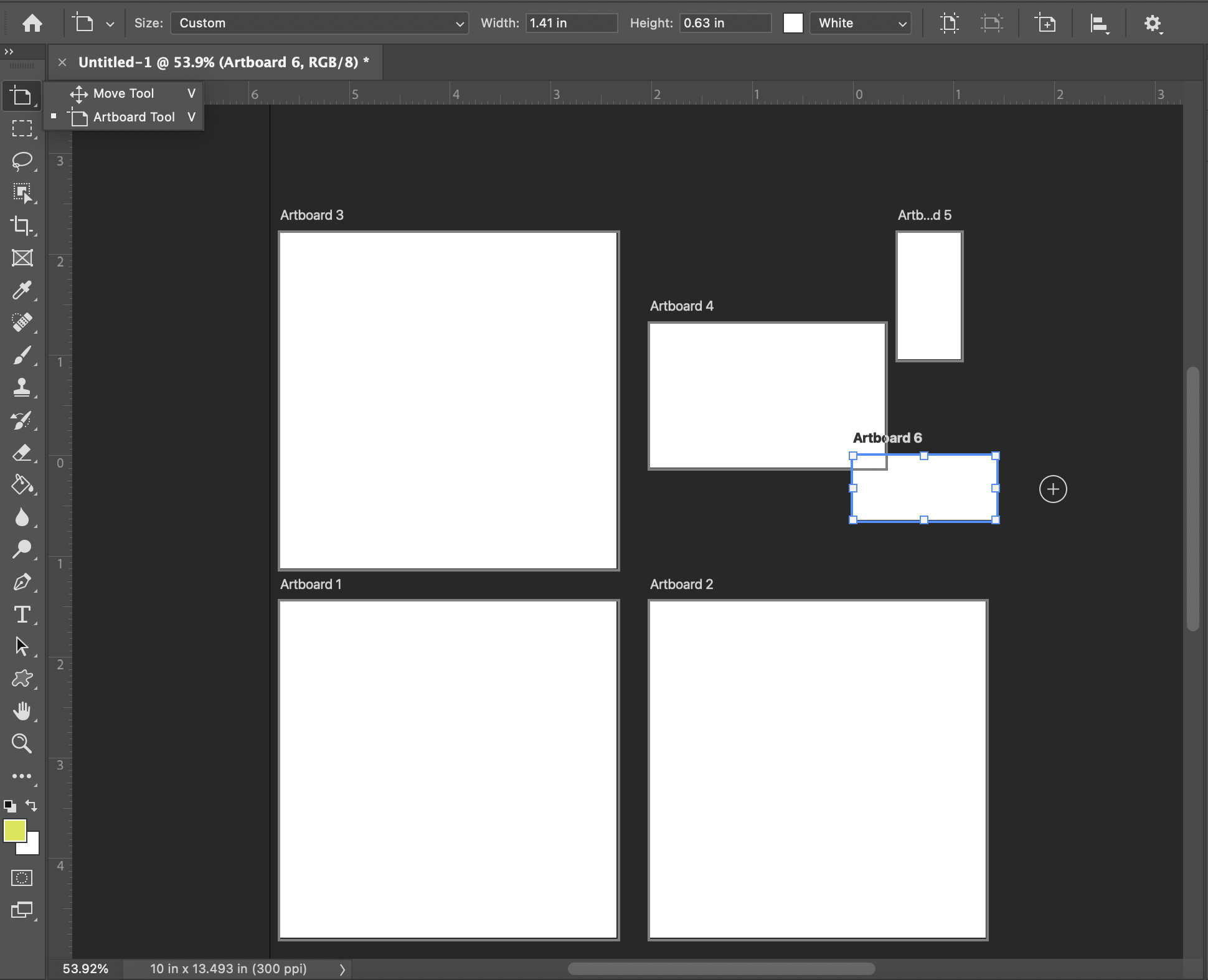 How to Resize Artboards in Photoshop 