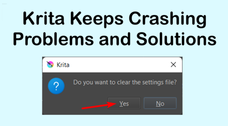 krita keeps crashing upon start up