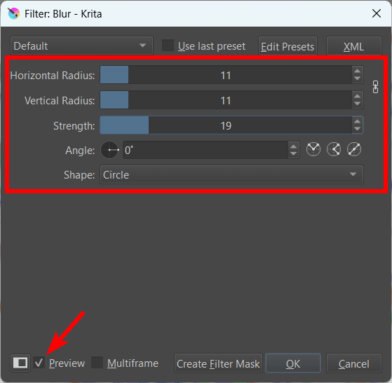 How to Blur in Krita Step by Step Guide