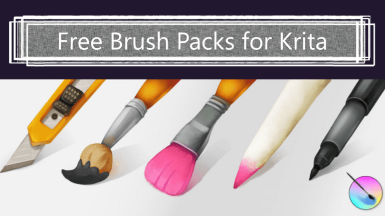 List of 20 Free Brush Packs for Krita