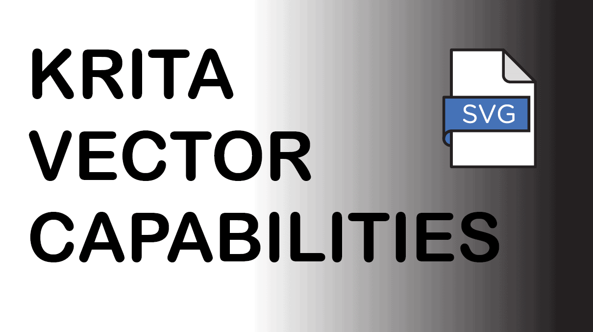 Krita Vector Capabilities: How to Import/Export Vector