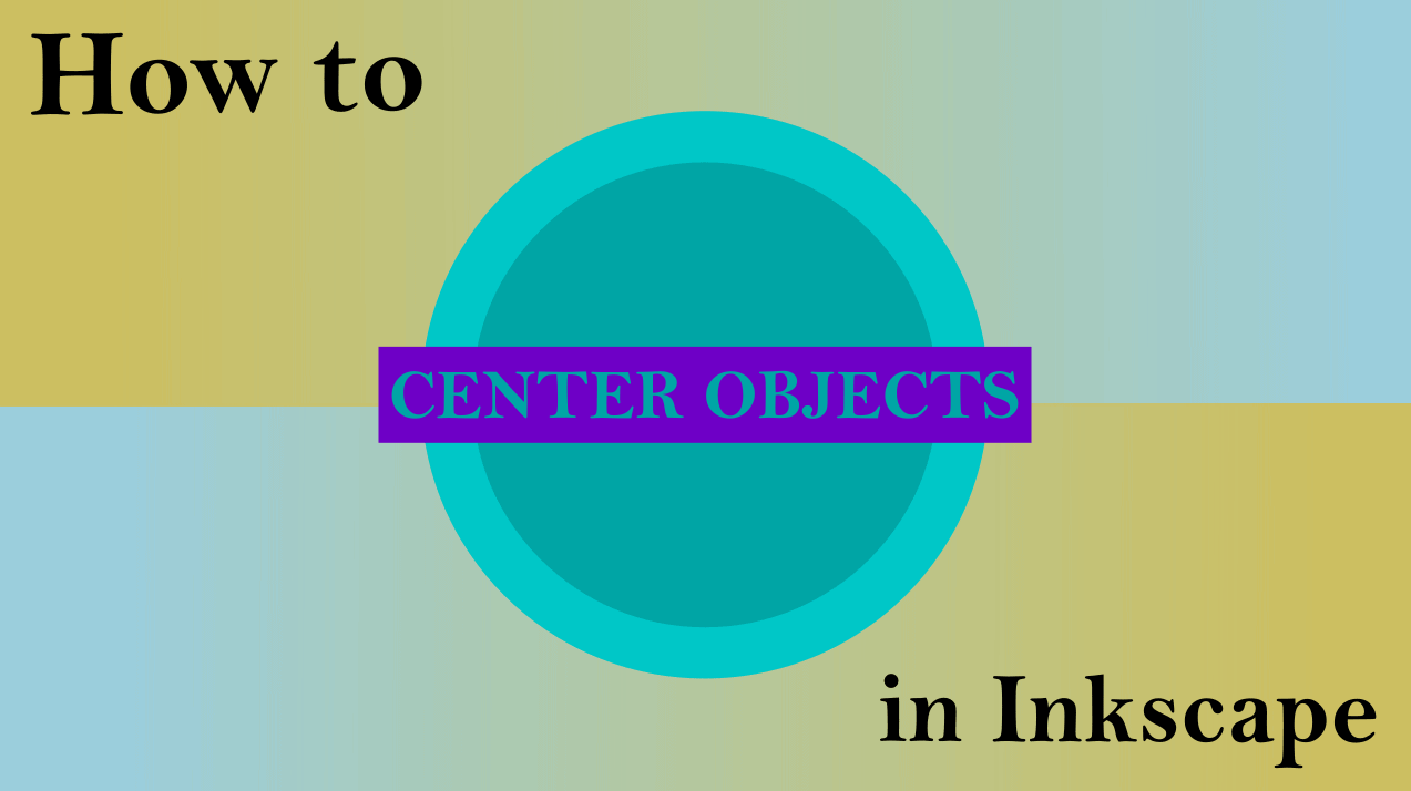 inkscape center object