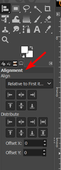 Alignment Panel 