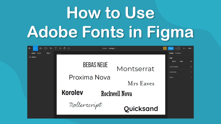 can you use adobe fonts in figma